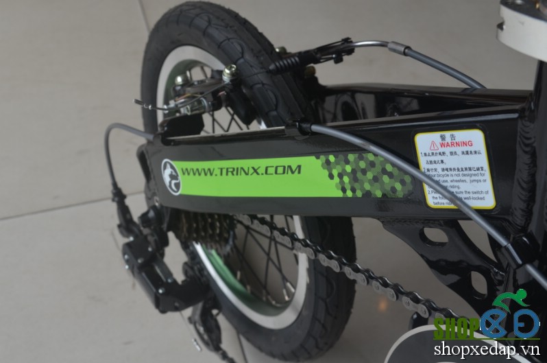 xe dap toan thang-Xe đạp gấp TRINX WARWOLF10 2016