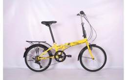 Xe đạp gấp Low Carbon GX06V 2019 Yellow Black