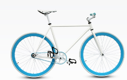 Xe đạp không phanh Fixed Gear White