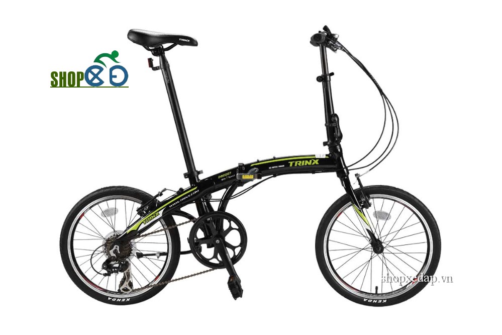 Xe đạp gấp TRINX DA2007 đen