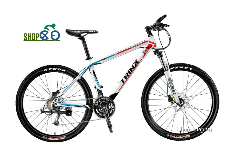 Xe đạp thể thao TRINX MAJESTIC M506 trắng cam