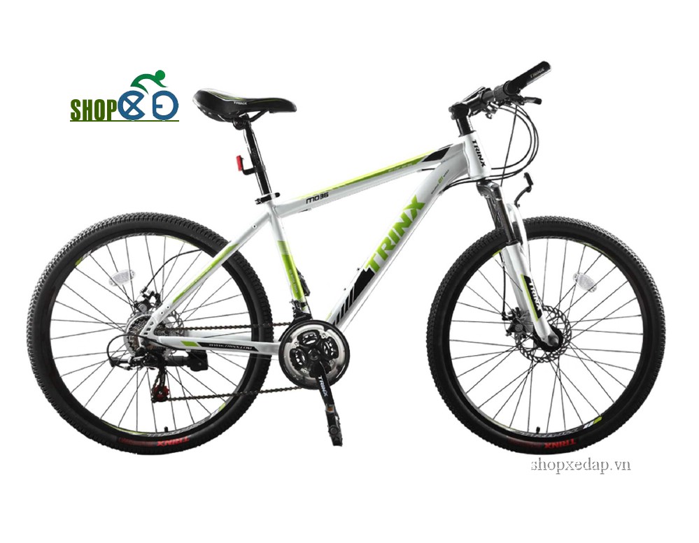 Xe đạp địa hình TRINX MAJETIC M036 2015 trắng xanh lá