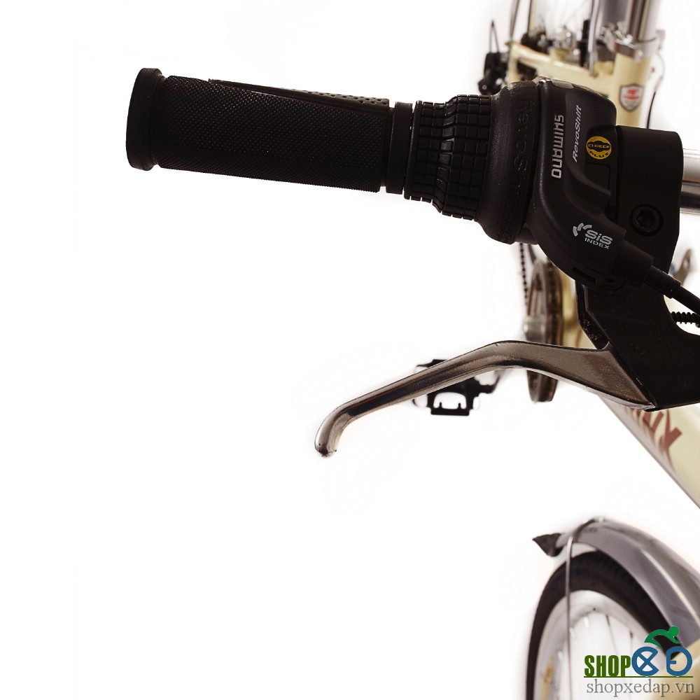 Xe đạp thời trang TRINX CUTE3.0 2016 Vàng tay đề