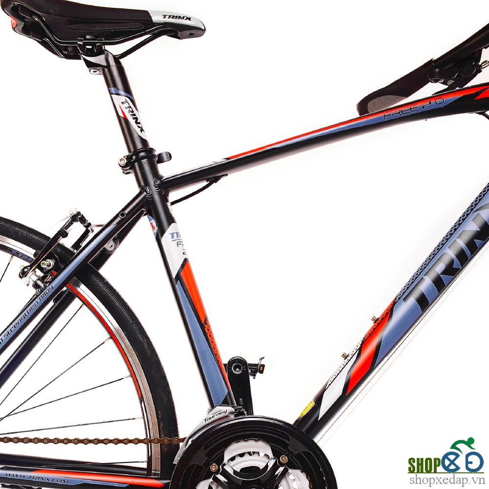 Xe đạp thể thao TRINX FREE 2.0 2016 Đen xám đỏ 