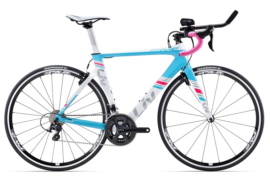Xe đạp đua GIANT Envie Advanced Tri 2 2017 xanh dương trắng blue white