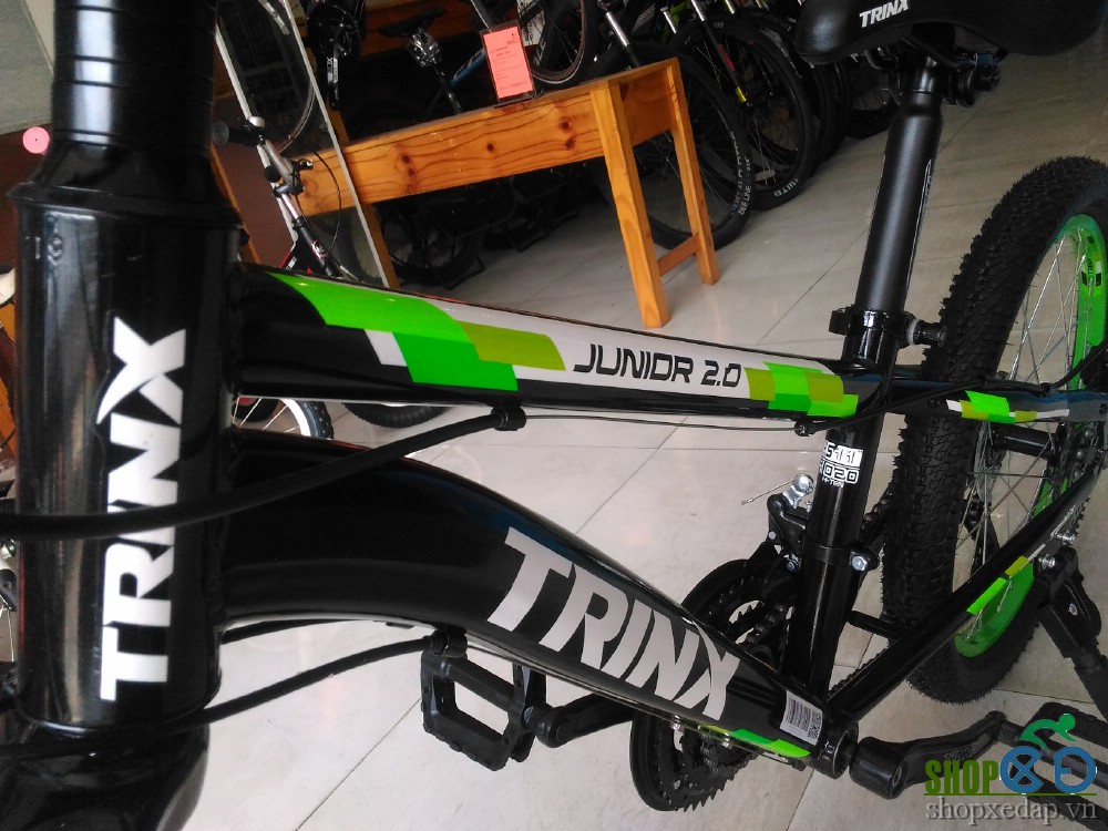 Xe đạp trẻ em TRINX JUNIOR2.0 2017 Đen xanh lá