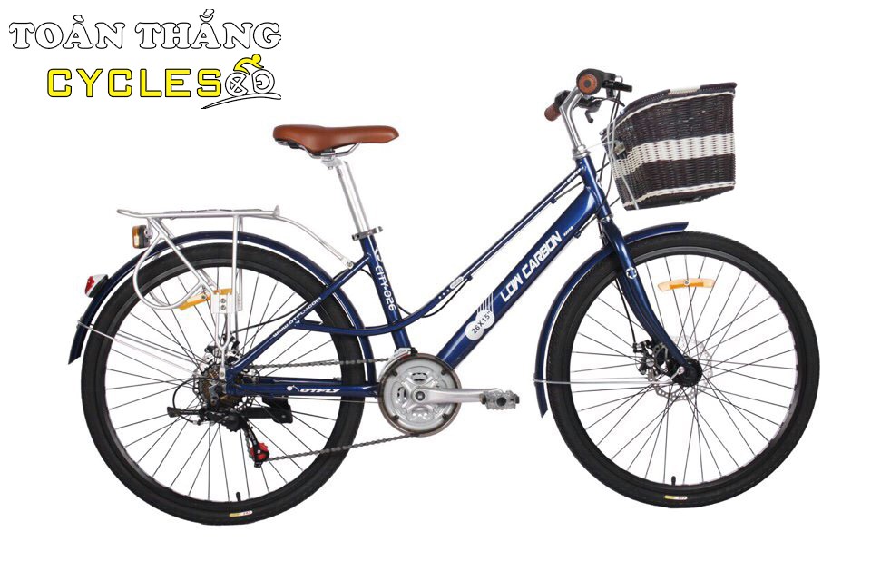 Xe đạp thời trang Low-Carbon City Bike 026 2018 Blue