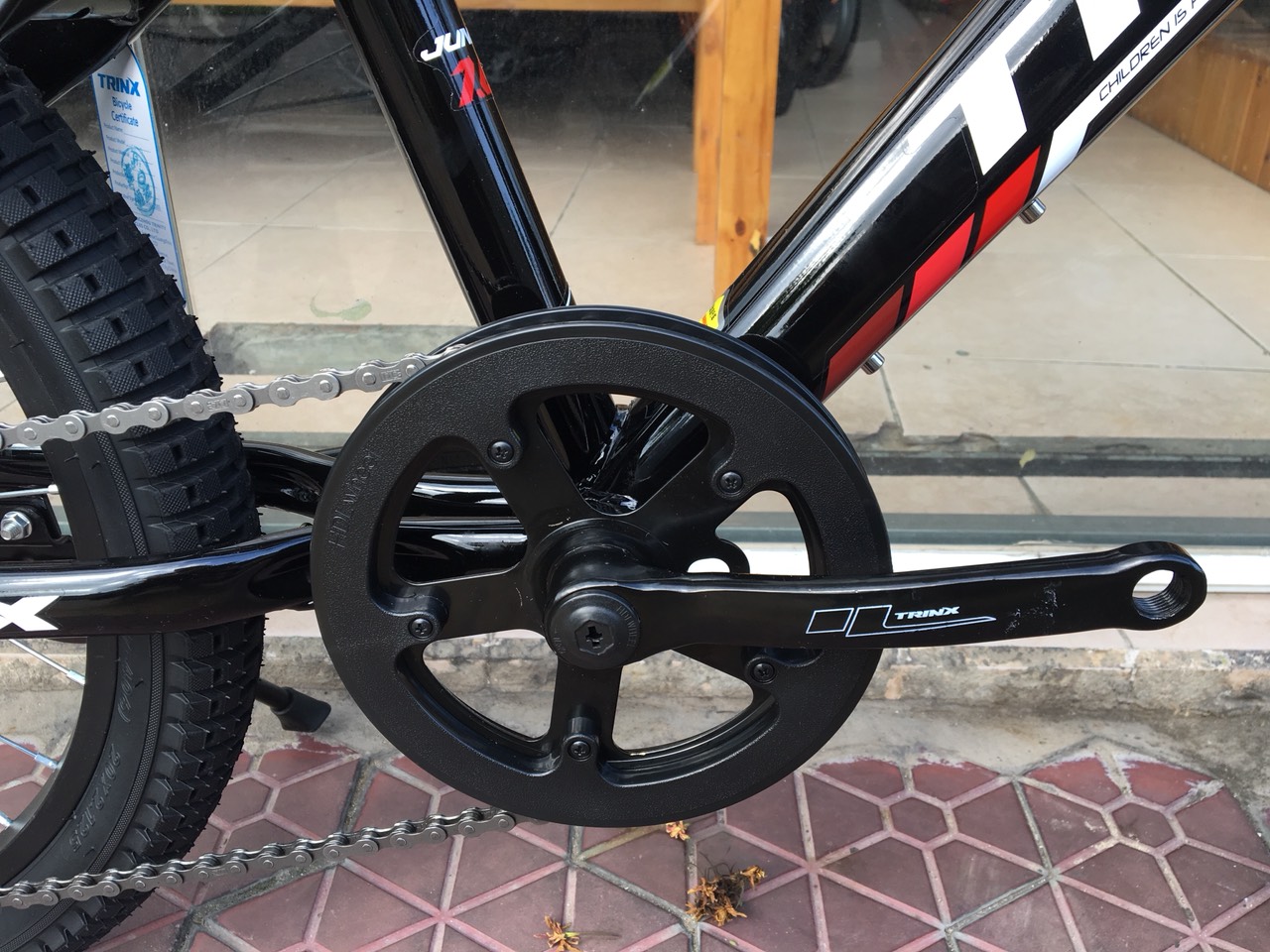 Xe đạp trẻ em TRINX JUNIOR1.0 2019 Black White Red