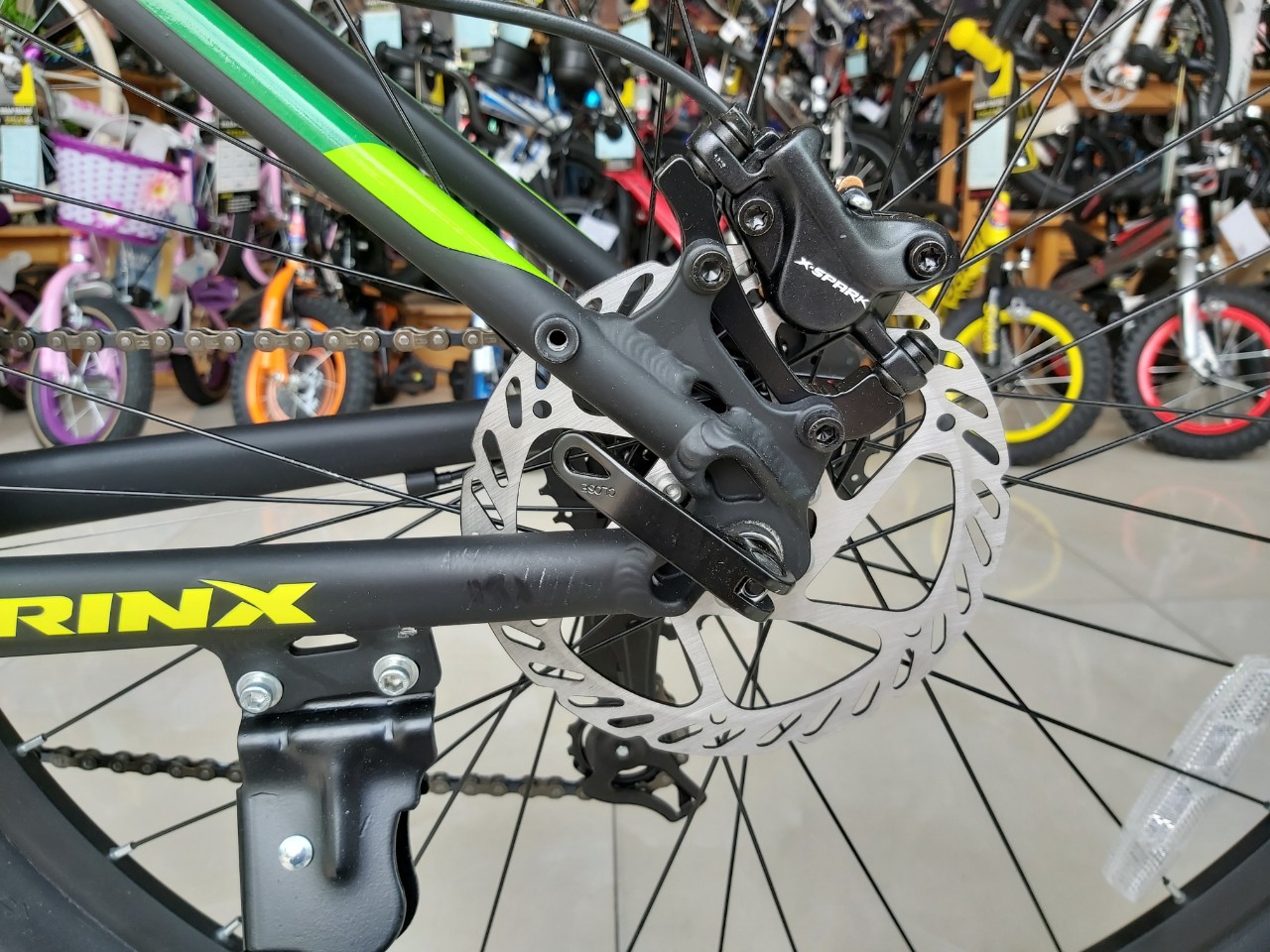 Xe đạp địa hình TRINX DVR D500 ELITE 2019 Black Yellow