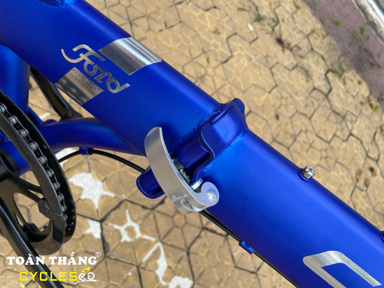 Xe đạp gấp Califa 2021 20inch Blue
