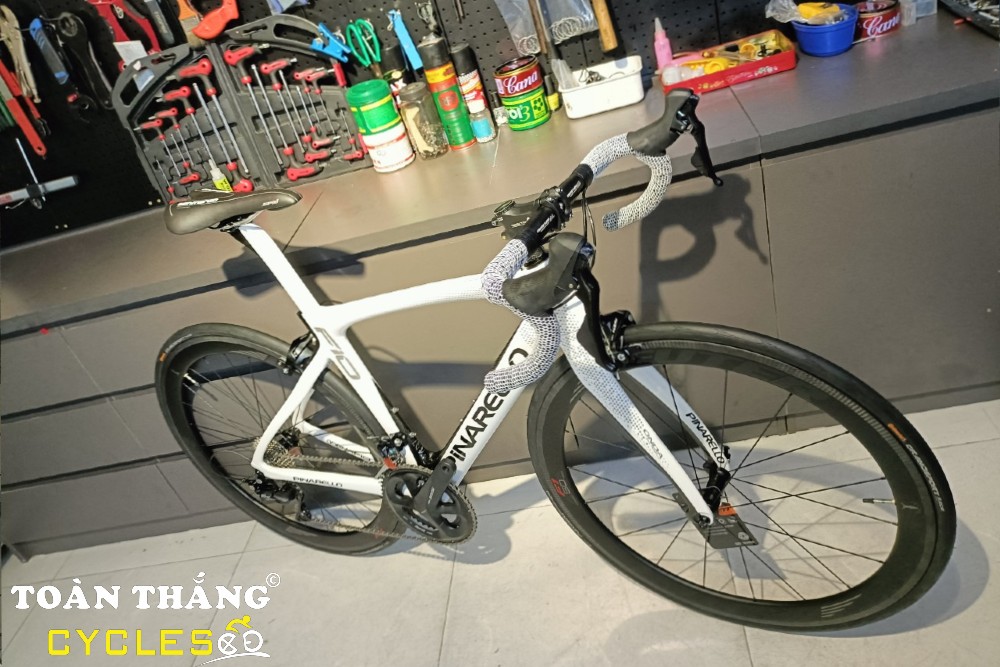 Xe đạp đua Pinarello F10 105 R7000 Deuter White Black