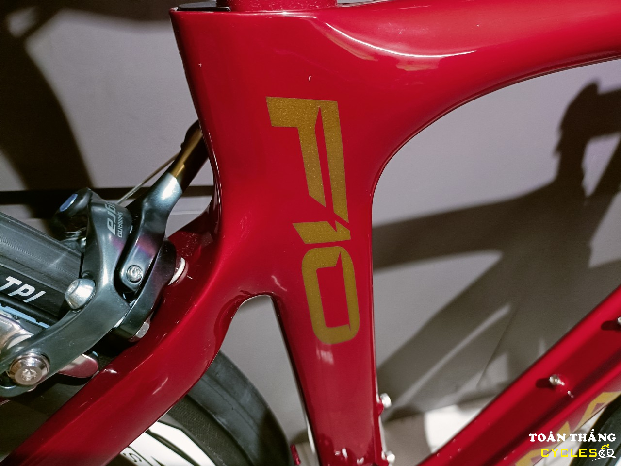 Xe đạp đua Pinarello F10 Tiagra R4700 Đỏ trắng