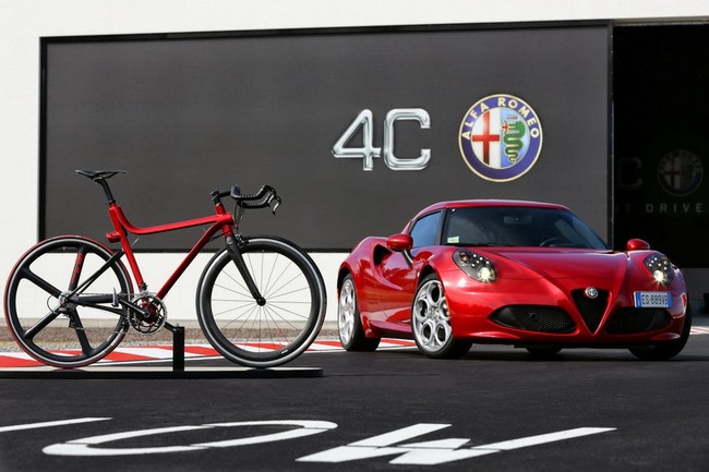 xe dap toan thang 4C IFD - Xe dap nghin do cua Alfa Romeo 