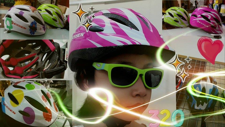 Mũ bảo hiểm xe đạp ESSEN trẻ em (Trắng)