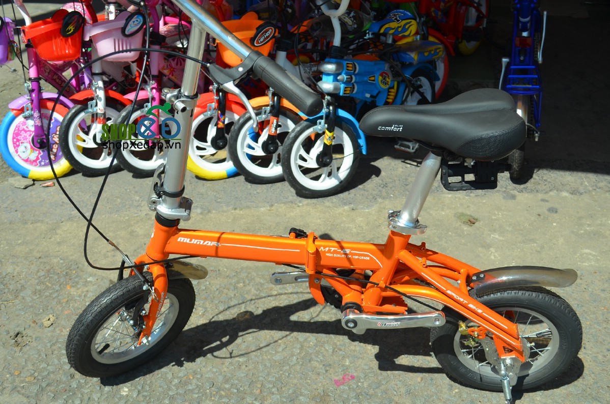 Xe đạp gấp GAP12 màu cam