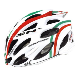Mũ bảo hiểm xe đạp cao cấp SH Shabli S Line White ITA-Made in Italy
