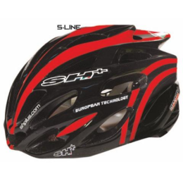 Mũ bảo hiểm xe đạp cao cấp SH Shabli S Line Black Red-Made in Italy