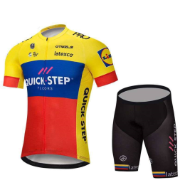 Bộ quần áo xe đạp Team Pro Quick Step (Mẫu 1)
