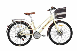Xe đạp thời trang Low-Carbon City Bike 026 2018 Cream