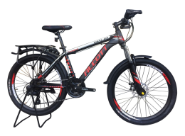 Xe đạp địa hình Alcott 24AL-04 Black Red