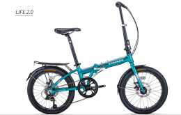 Xe đạp gấp TrinX LIFE 2.0 2020 Xanh dương