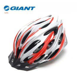 Mũ bảo hiểm xe đạp Giant G202 Xám đỏ