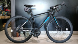 Xe đạp đua TrinX Tempo 1.1 Dics 2020 Đen Xanh Dương