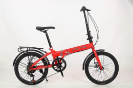 Xe đạp gấp Califa 2021 20inch Red