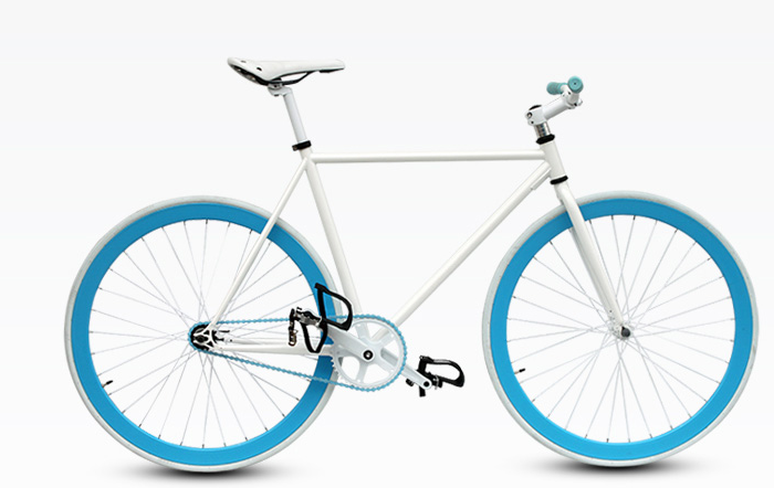 Xe đạp không phanh Fixed Gear White-XE ĐẠP TOÀN THẮNG