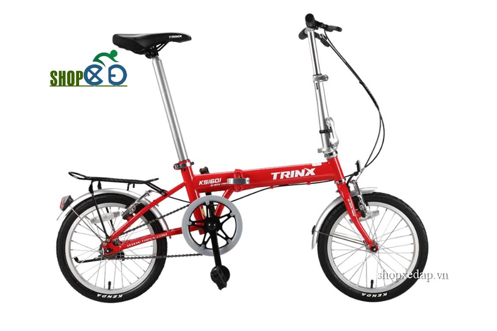 Xe đạp gấp TRINX KS1601 ĐỎ
