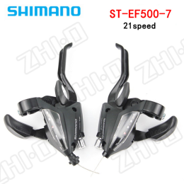 Tay bấm đề kèm tay thắng Shimano ST-EF500-7 (3x7)