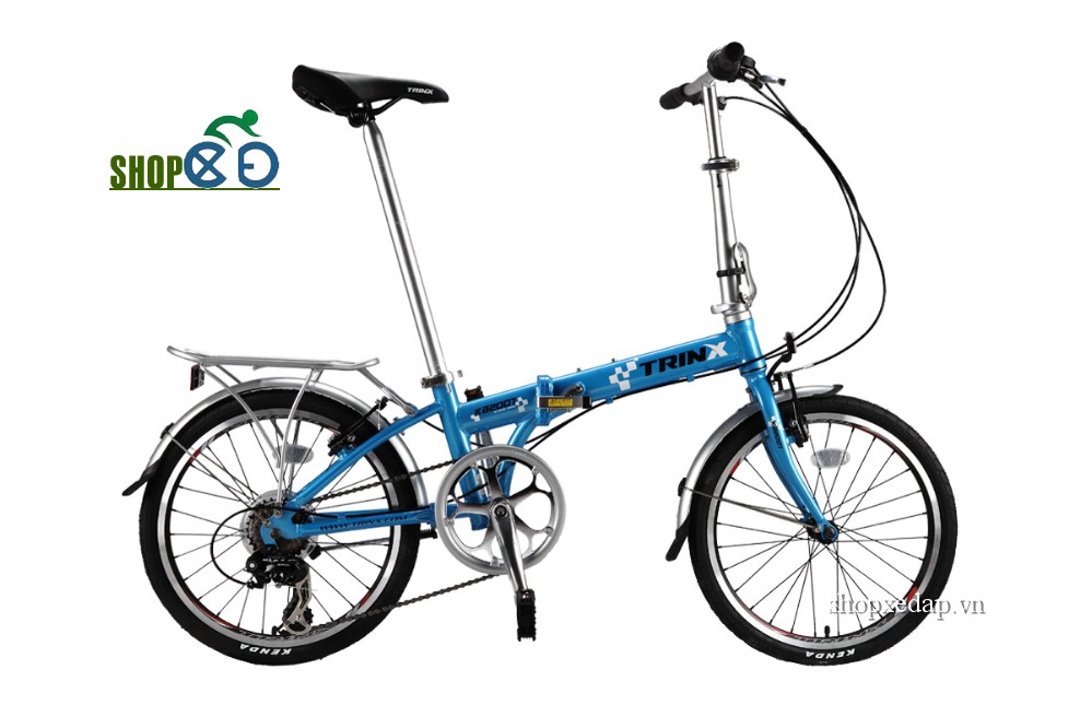 Xe đạp gấp TRINX KA2007 xanh dương
