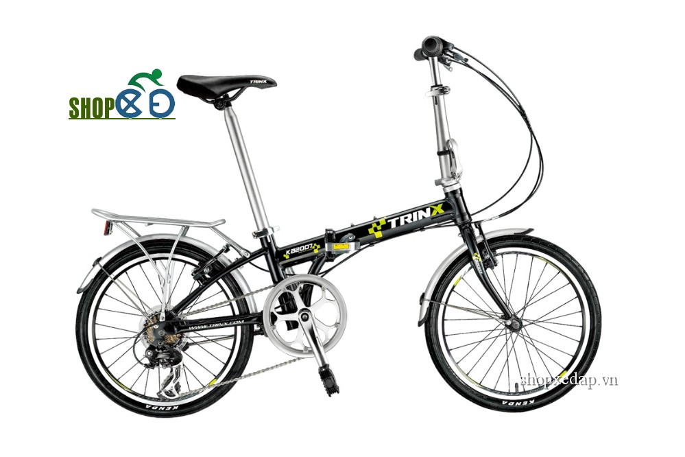 Xe đạp gấp TRINX KA2007 đen