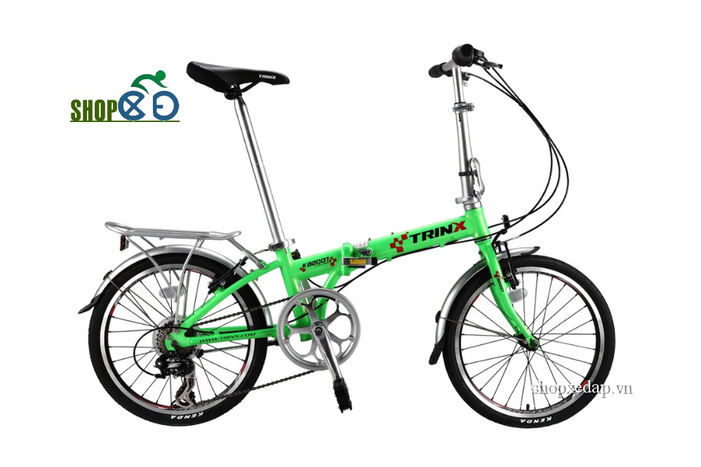 Xe đạp gấp TRINX KA2007 xanh lá