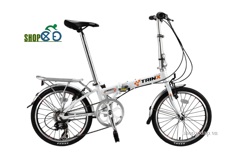 Xe đạp gấp TRINX KA2007 trắng