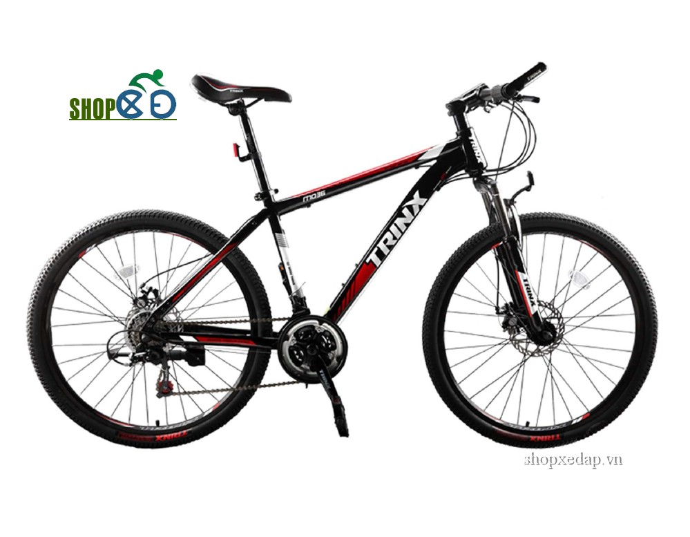 Xe đạp địa hình TRINX MAJETIC M036 2015 đen đỏ