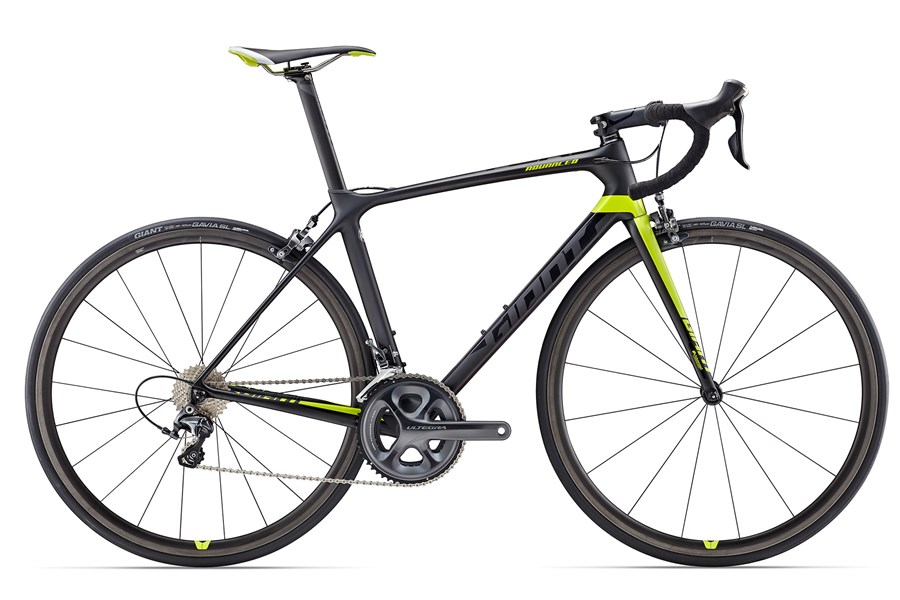 Xe đạp đua GIANT TCR ADVANCED PRO 1 2017 đen xanh lá Composite Lime Green