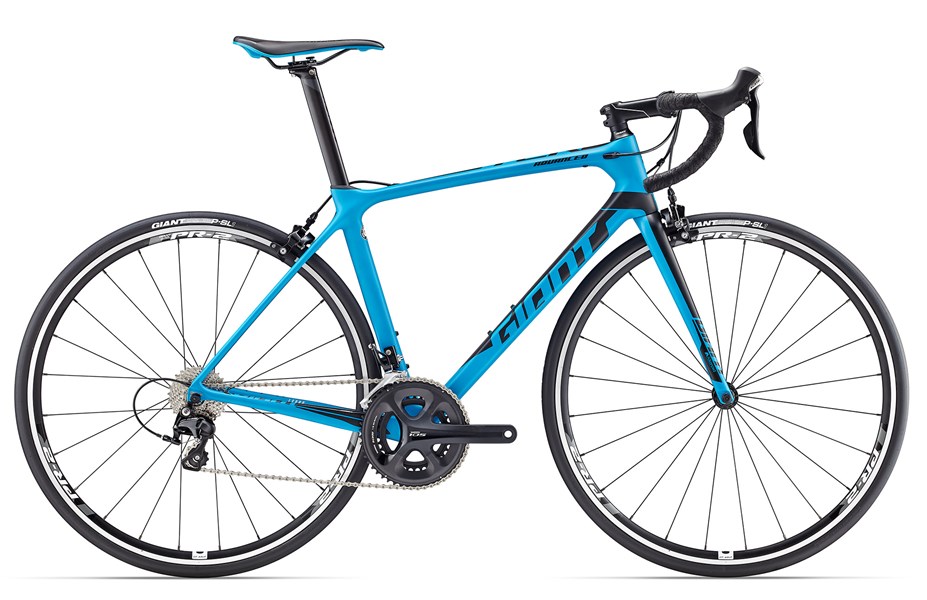Xe đạp đua GIANT TCR Advanced 2 2017 đen xanh dương Blue Black