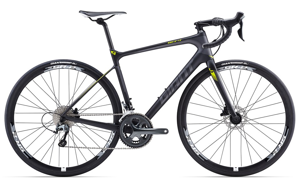 Xe đạp đua GIANT 2016 DEFY ADVANCED 3 2017 đen bạc black silver