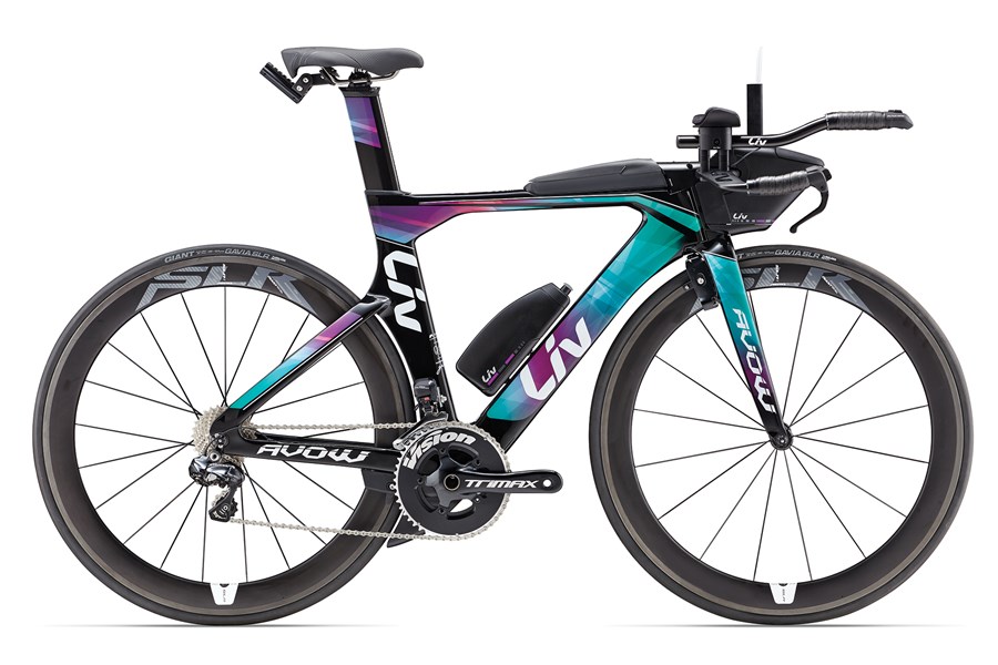 Xe đạp đua GIANT Avow Advanced Pro 1 2017 xanh tím green purple