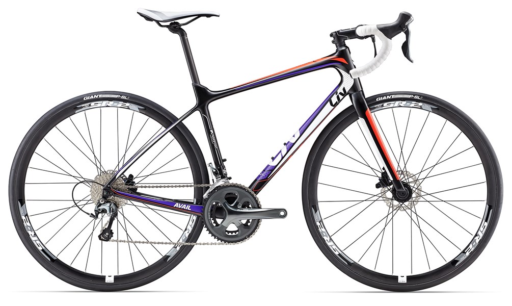 Xe đạp đua GIANT Avail Advanced 3 2017 đen trắng tím black white purple