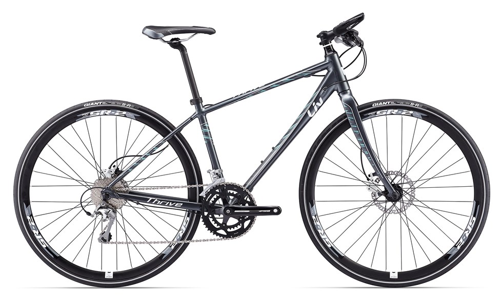 Xe đạp thể thao GIANT Thrive 1 2017 đen bạc black silver