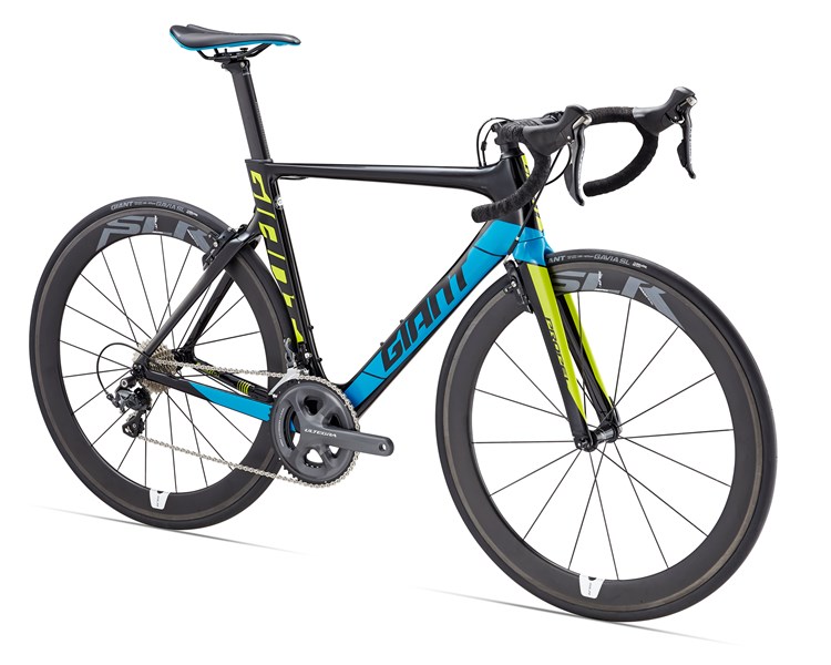 Xe đạp đua GIANT Propel Advanced 1 plus 2017 đen xanh dương black blue