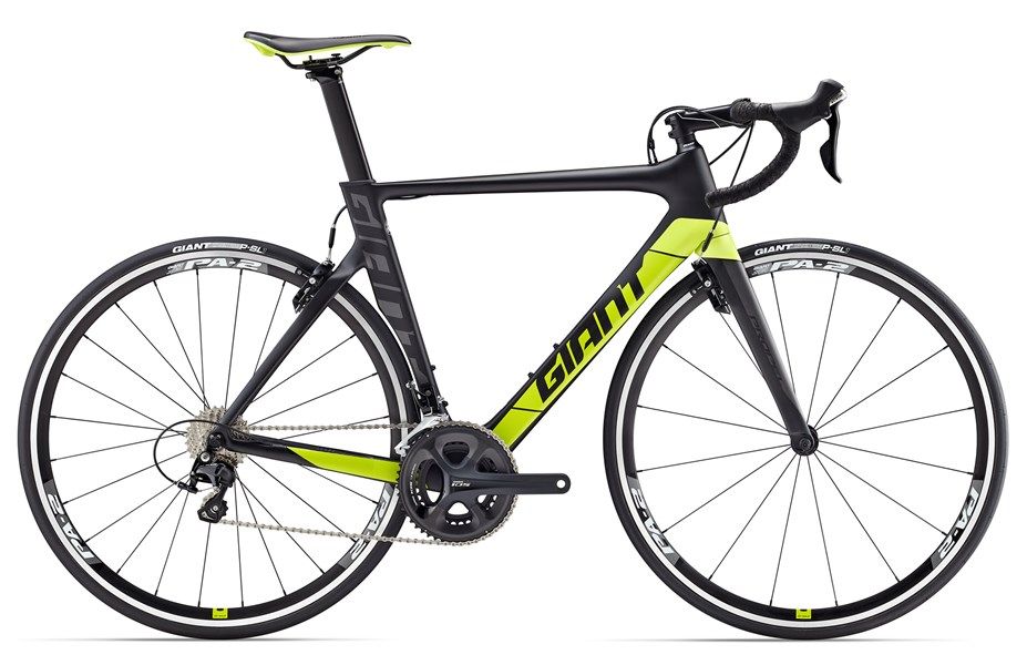 Xe đạp đua GIANT Propel Advanced 2 2017 đen xanh lá black green