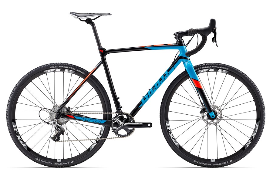 Xe đạp đua Giant TCX SLR 1 2017 đen xanh dương black blue