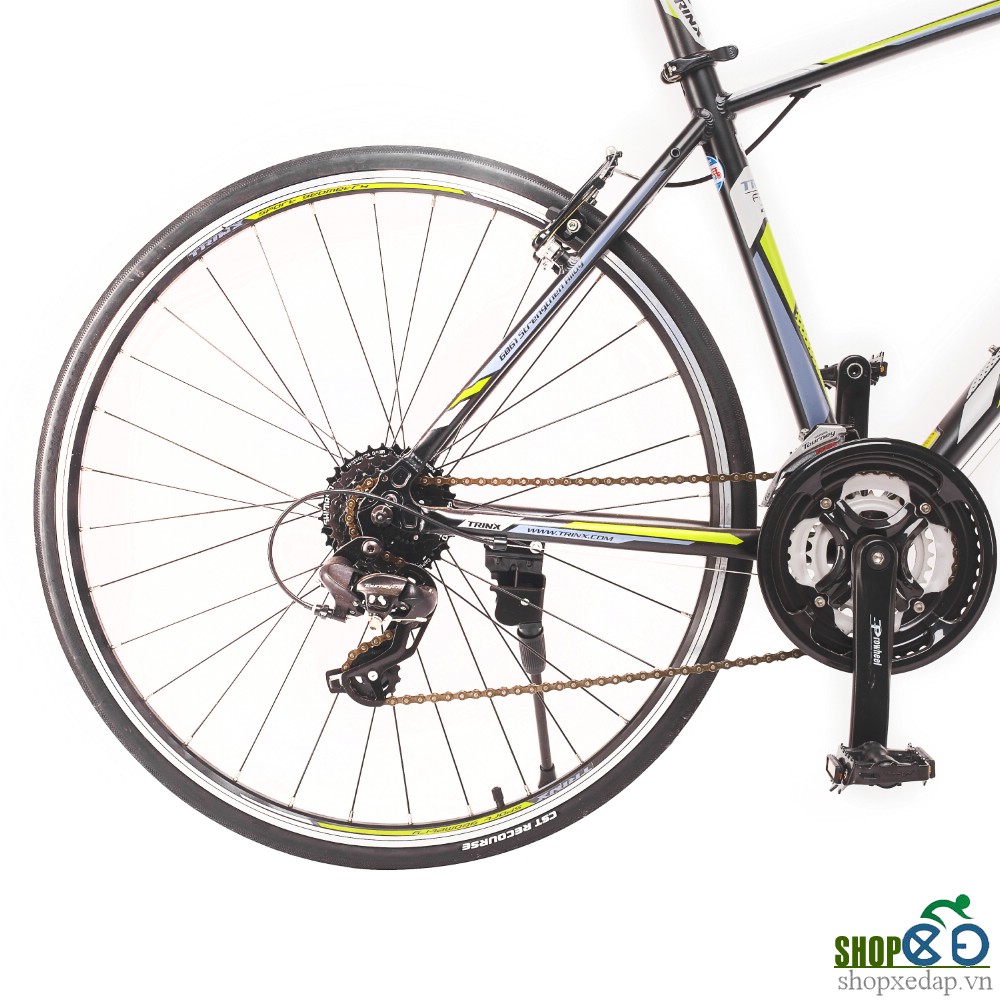 Xe đạp thể thao TRINX FREE 2.0 2016 Đen xám xanh lá  bánh xe