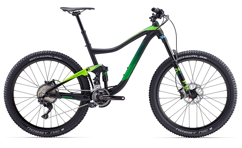 Xe đạp địa hình GIANT TRANCE 1.5 LTD 2017 đen xanh lá black green
