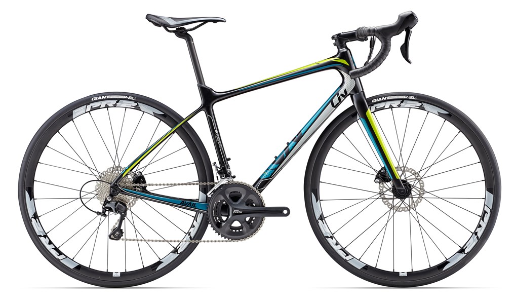 Xe đạp đua GIANT Avail Advanced 2 - HRD 2017 đen xanh lá black green
