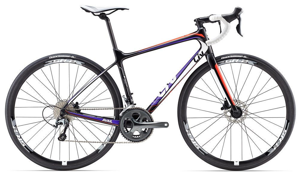 Xe đạp đua GIANT Avail Advanced 3 - CDB 2017 trắng tím white purple