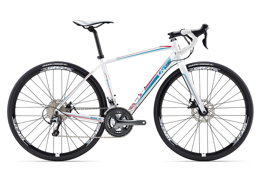 Xe đạp đua GIANT Avail SL 2 Disc - MRD 2017 trắng xanh dương white blue